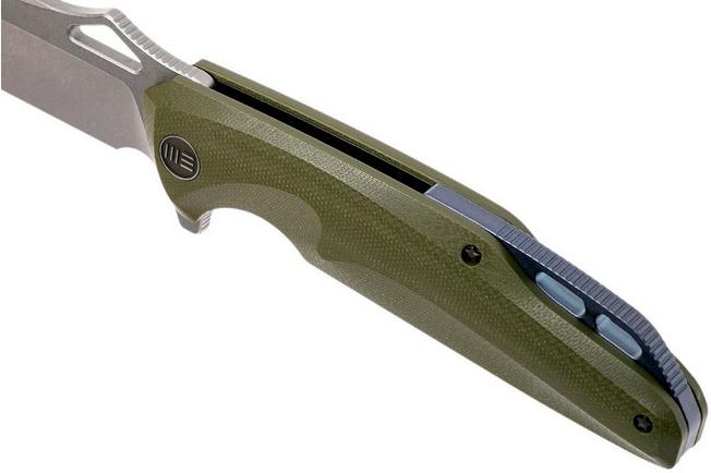 Bild für WE Knife 706B Taschenmesser, Green G10 Handle, Stonewashed Blade