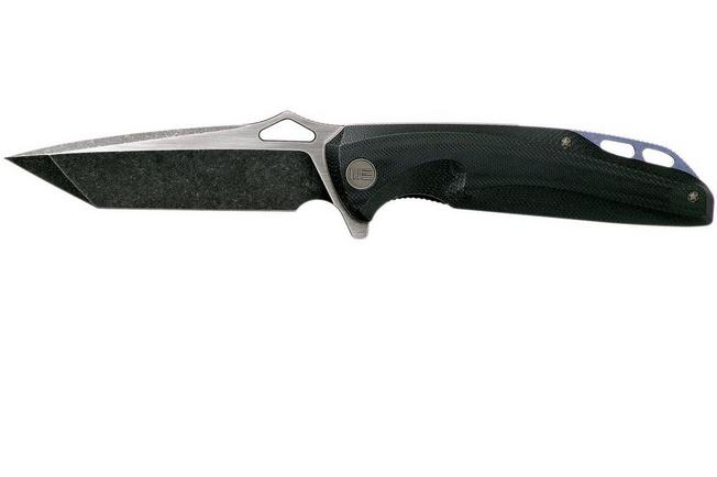 Bild für WE Knife 706E Taschenmesser, Black G10 Handle, Blackwashed two-tone Blade