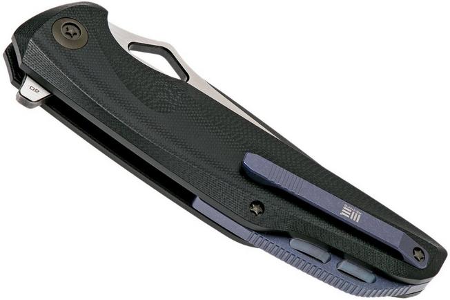 Bild für WE Knife 706E Taschenmesser, Black G10 Handle, Blackwashed two-tone Blade