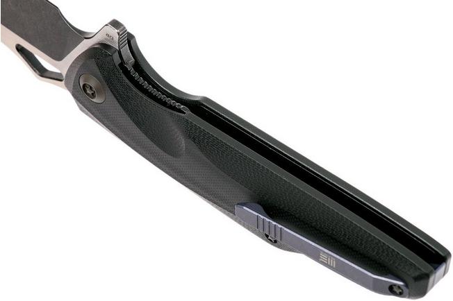 Bild für WE Knife 706E Taschenmesser, Black G10 Handle, Blackwashed two-tone Blade
