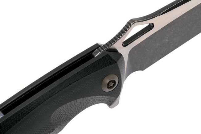 Bild für WE Knife 706E Taschenmesser, Black G10 Handle, Blackwashed two-tone Blade