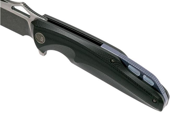 Bild für WE Knife 706E Taschenmesser, Black G10 Handle, Blackwashed two-tone Blade