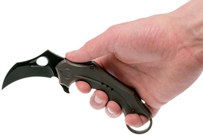 Image for WE Knife 708E Karambit pocket knife, bronze