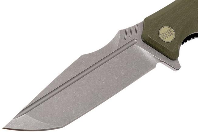 Bild für WE Knife 709B Thraex Taschenmesser, Green G10, Stonewashed blade