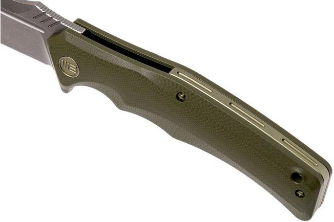Bild für WE Knife 709B Thraex Taschenmesser, Green G10, Stonewashed blade