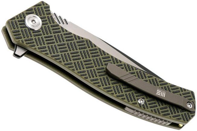 Bild für WE Knife 711B Blitz Taschenmesser, green-black G10