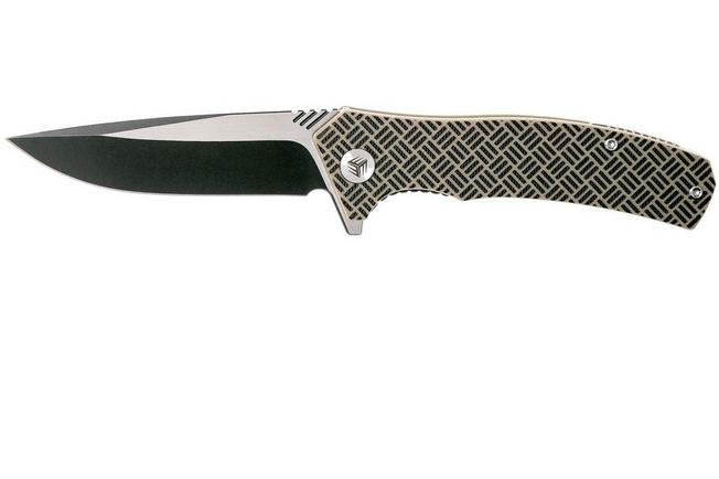 Bild für WE Knife 711D Blitz Taschenmesser, tan-black G10