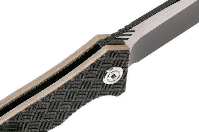 Bild für WE Knife 711D Blitz Taschenmesser, tan-black G10
