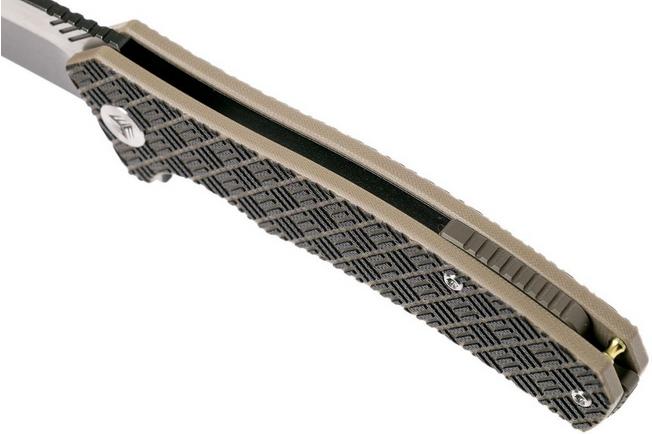 Bild für WE Knife 711D Blitz Taschenmesser, tan-black G10