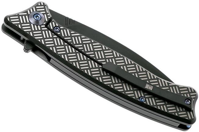 Bild für WE Knife Balaenoptera WK712E Taschenmesser, black handle, black blade