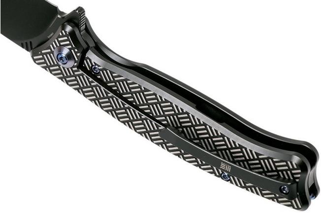 Bild für WE Knife Balaenoptera WK712E Taschenmesser, black handle, black blade