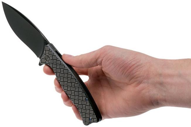 Bild für WE Knife Balaenoptera WK712E Taschenmesser, black handle, black blade