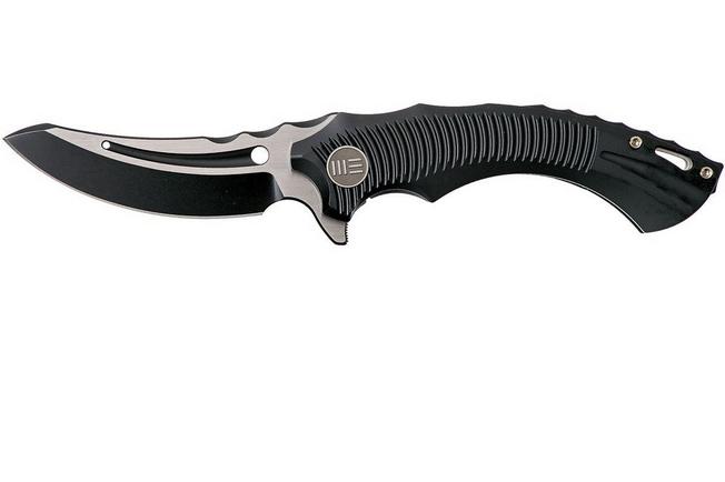 Image pour WE Knife 713D Sea Monster Black Handle, Two Tone Blade couteau de poche