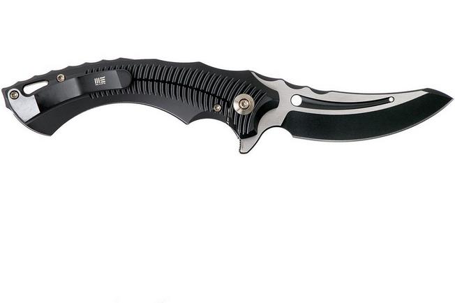 Image pour WE Knife 713D Sea Monster Black Handle, Two Tone Blade couteau de poche
