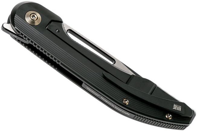 Image pour WE Knife Slipstream WK714D couteau, black, black blade, Simon Crafts design