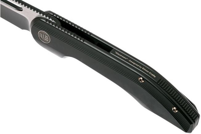 Image pour WE Knife Slipstream WK714D couteau, black, black blade, Simon Crafts design