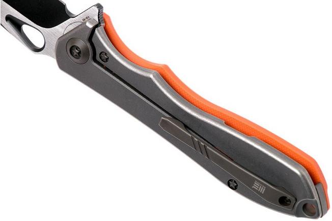 Bild für WE Knife 715A Ignition, Orange G10, Two Tone Blade, Taschenmesser