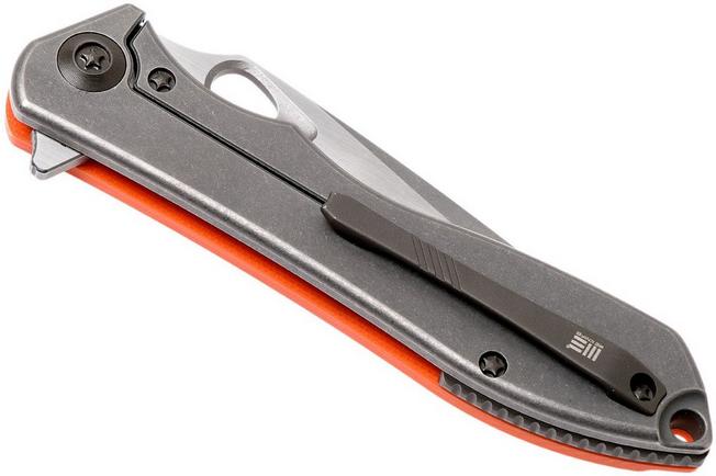 Bild für WE Knife 715B Ignition, Orange G10, Stonewashed Blade, Taschenmesser