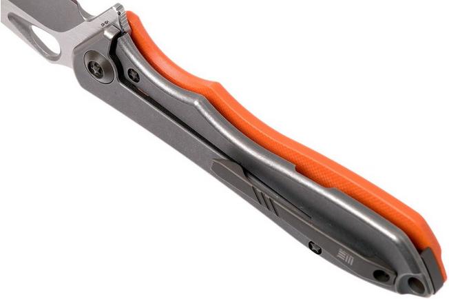 Bild für WE Knife 715B Ignition, Orange G10, Stonewashed Blade, Taschenmesser
