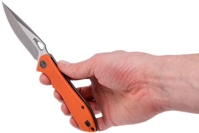 Bild für WE Knife 715B Ignition, Orange G10, Stonewashed Blade, Taschenmesser
