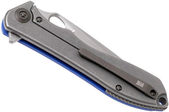 Bild für WE Knife 715D Ignition, Blue G10, Stonewashed Blade, Taschenmesser