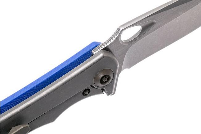Bild für WE Knife 715D Ignition, Blue G10, Stonewashed Blade, Taschenmesser