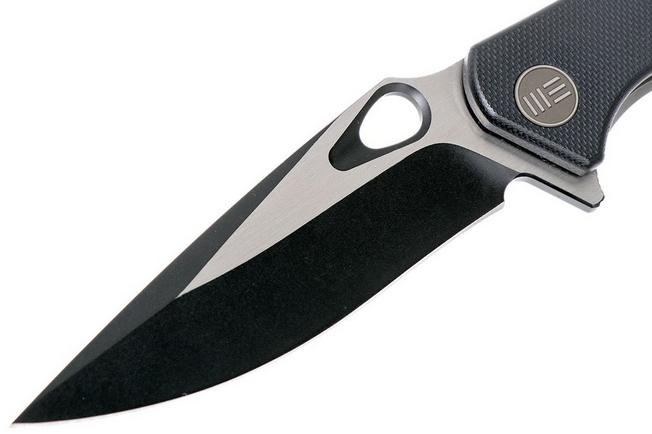 Afbeelding voor WE Knife 715E Ignition, Black G10, Two Tone Blade, zakmes