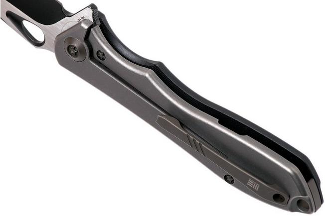 Afbeelding voor WE Knife 715E Ignition, Black G10, Two Tone Blade, zakmes