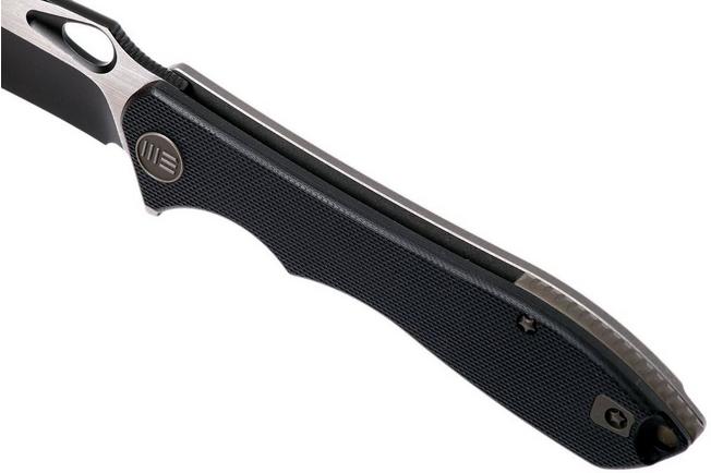 Afbeelding voor WE Knife 715E Ignition, Black G10, Two Tone Blade, zakmes