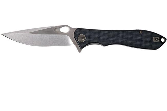 Bild für WE Knife 715F Ignition, Black G10, Stonewashed Blade, Taschenmesser