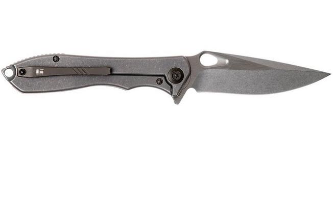 Bild für WE Knife 715F Ignition, Black G10, Stonewashed Blade, Taschenmesser