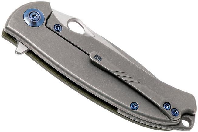 Bild für WE Knife 803B Rectifier Green G10, Stonewashed S35VN Taschenmesser