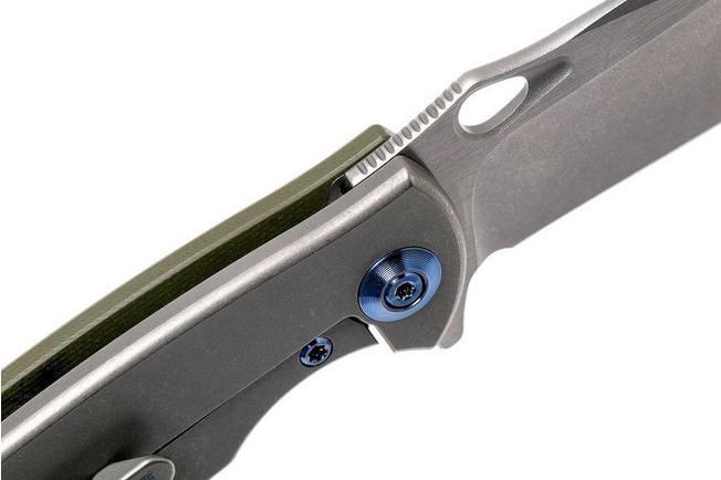 Bild für WE Knife 803B Rectifier Green G10, Stonewashed S35VN Taschenmesser