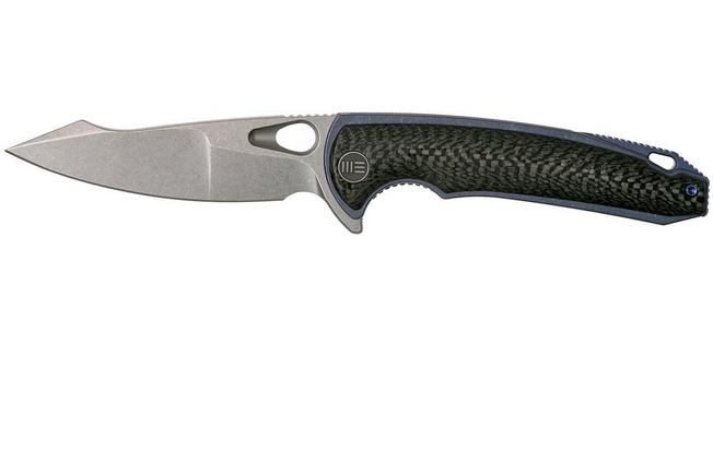 Bild für WE Knife Yucha 810A Taschenmesser, blue Ti with carbonfiber inlays
