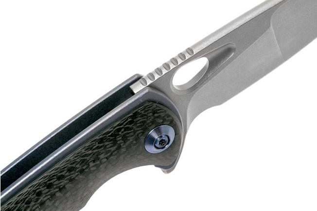 Bild für WE Knife Yucha 810A Taschenmesser, blue Ti with carbonfiber inlays