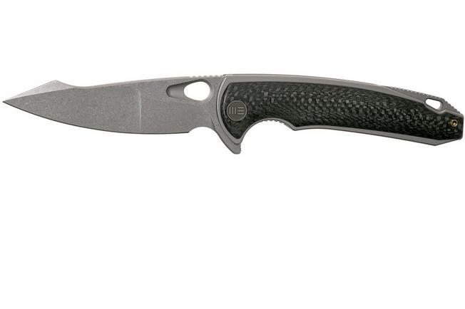 Bild für WE Knife Yucha 810E Taschenmesser, grey Ti with carbonfiber inlays