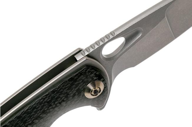 Bild für WE Knife Yucha 810E Taschenmesser, grey Ti with carbonfiber inlays