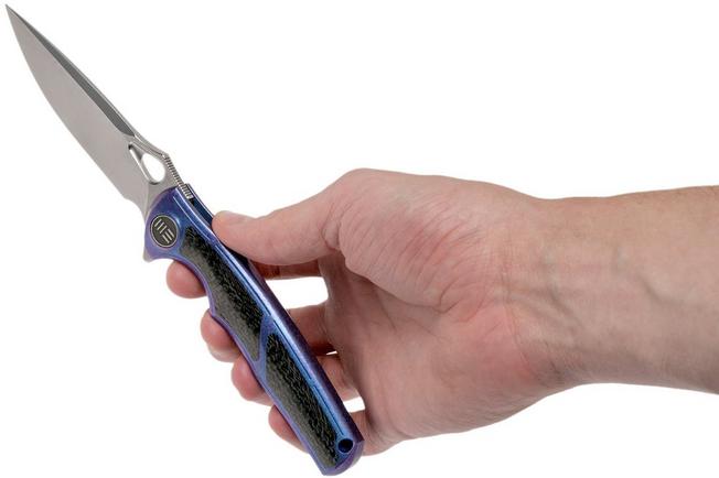 Image for WE Knife Tyche 811A Blue Handle pocket knife, Limited Edition
