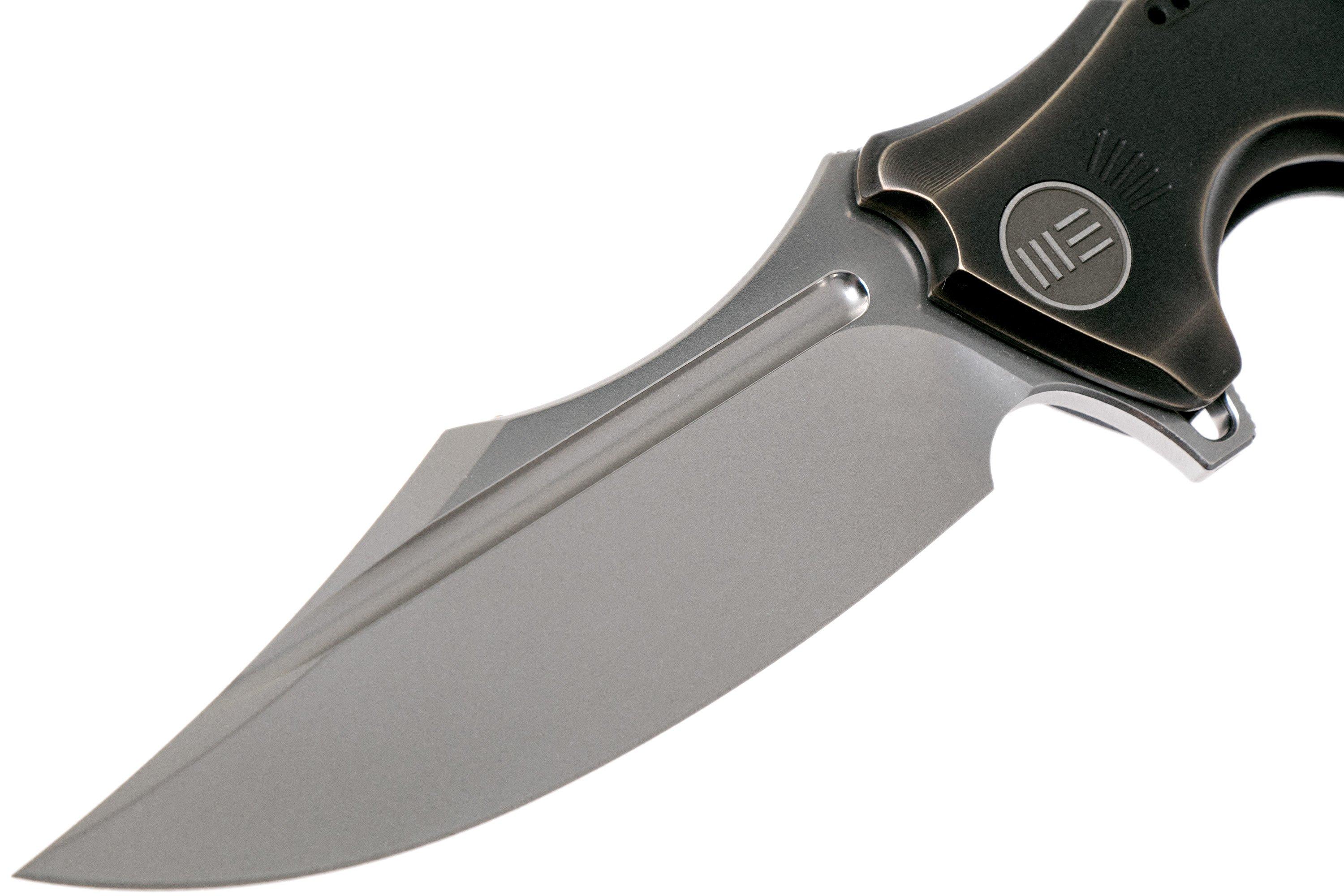 WE Knife Chimera 814A pocket knife, Bronze handle Advantageously