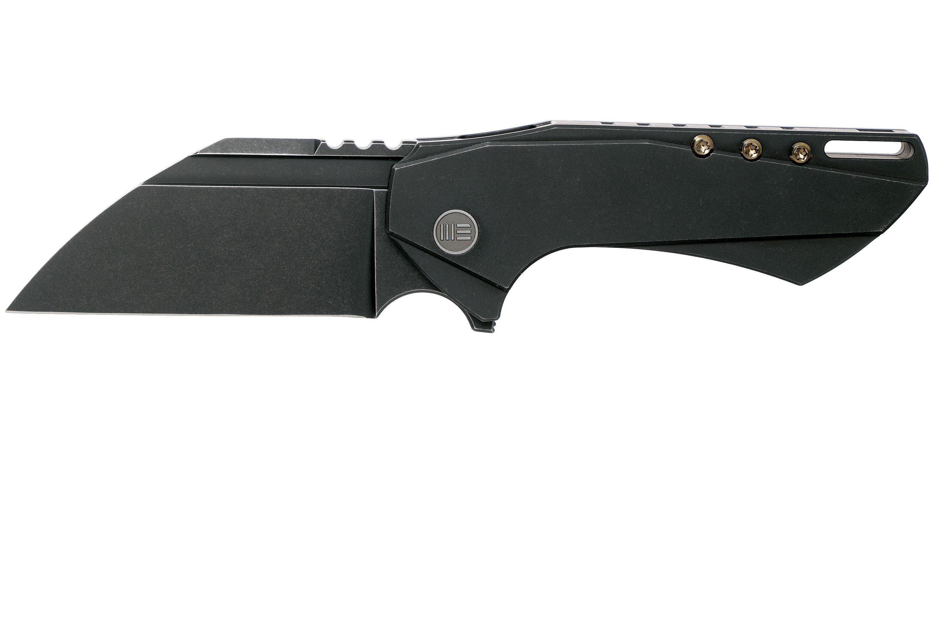 WE Knife Roxi 820B black pocket knife, Todd Knife & Tool design