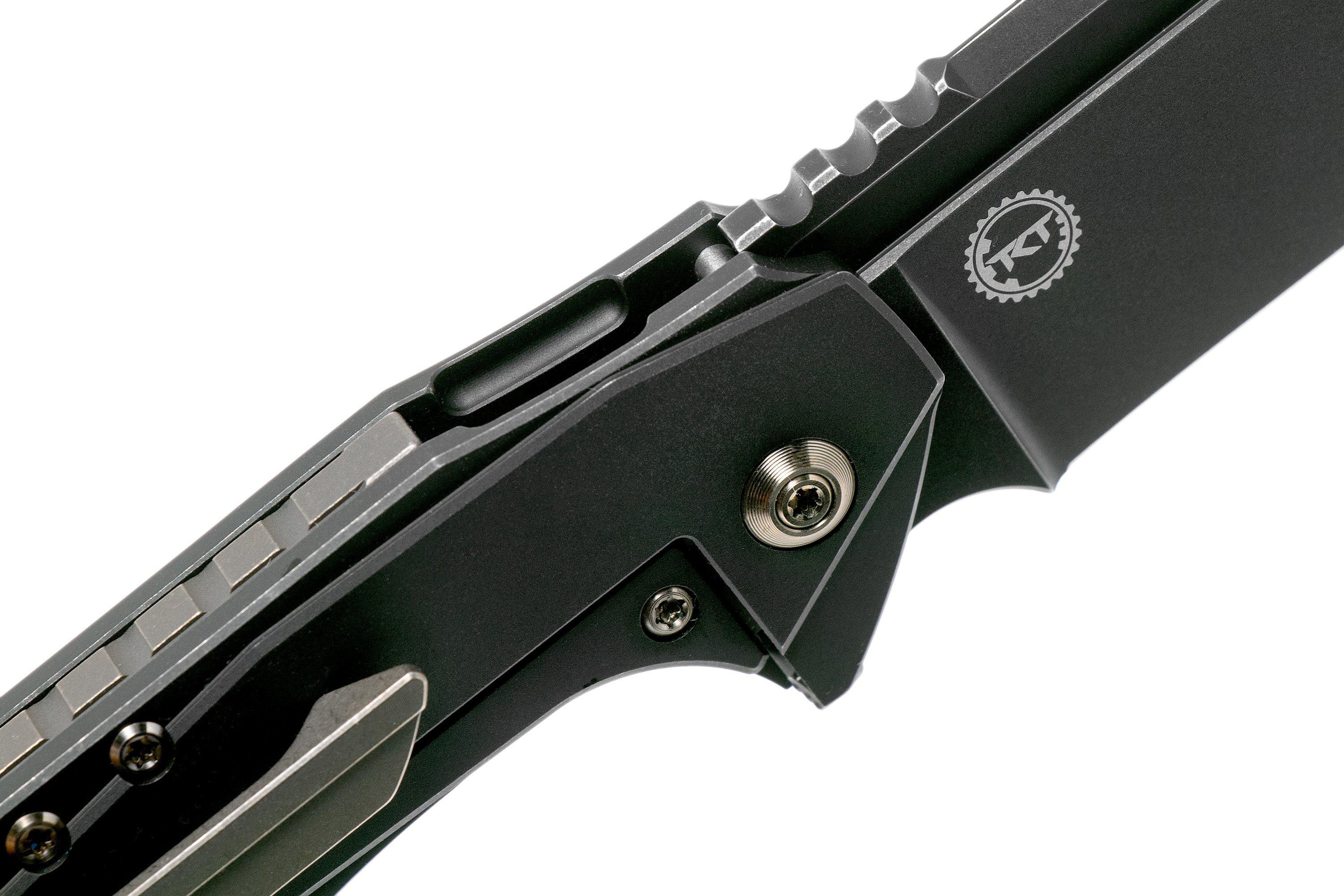 WE Knife Roxi 820B black pocket knife, Todd Knife & Tool design