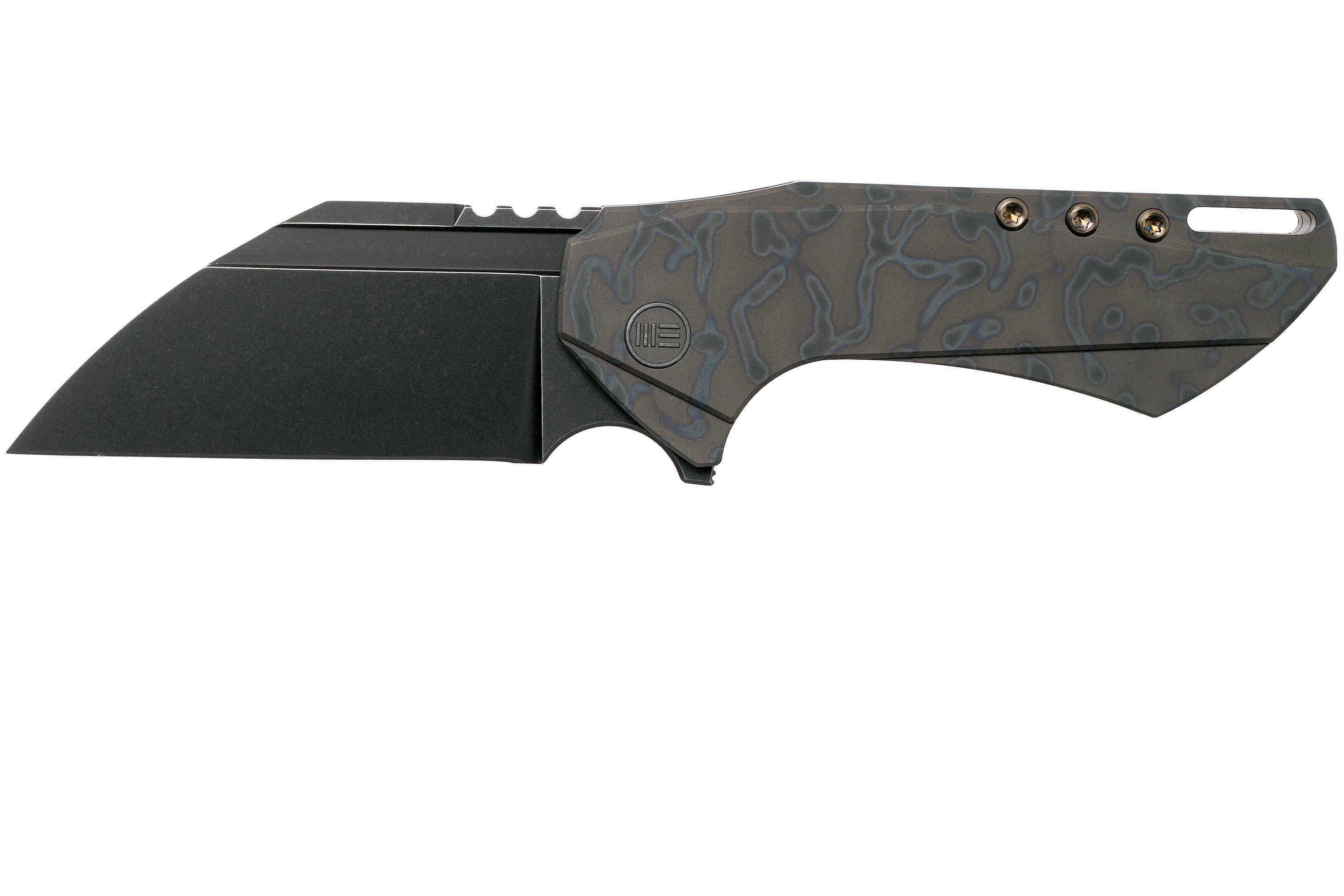 WE Knife Roxi 820C marble blue pocket knife, Todd Knife & Tool design