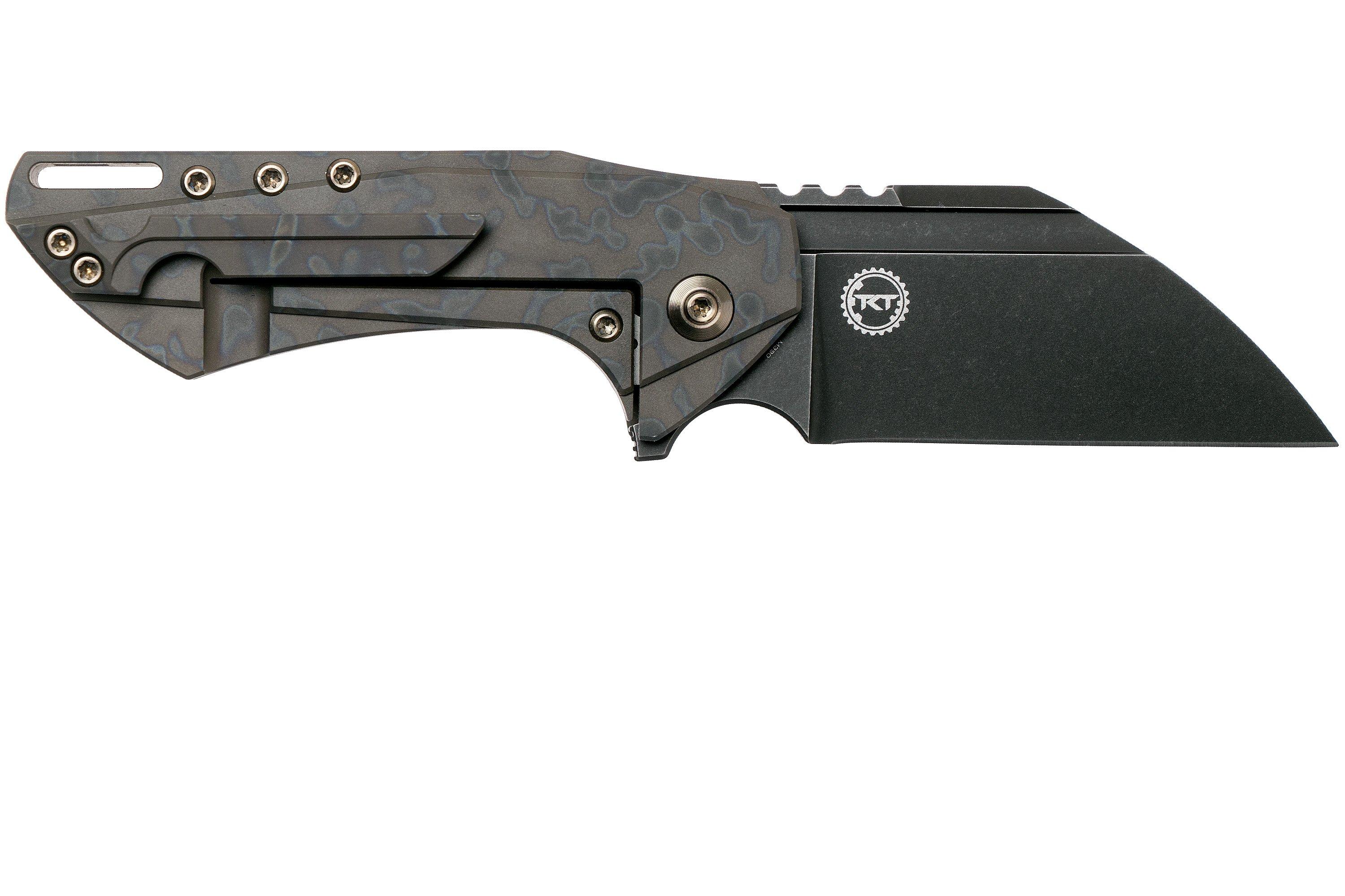 WE Knife Roxi 820C marble blue pocket knife, Todd Knife & Tool design