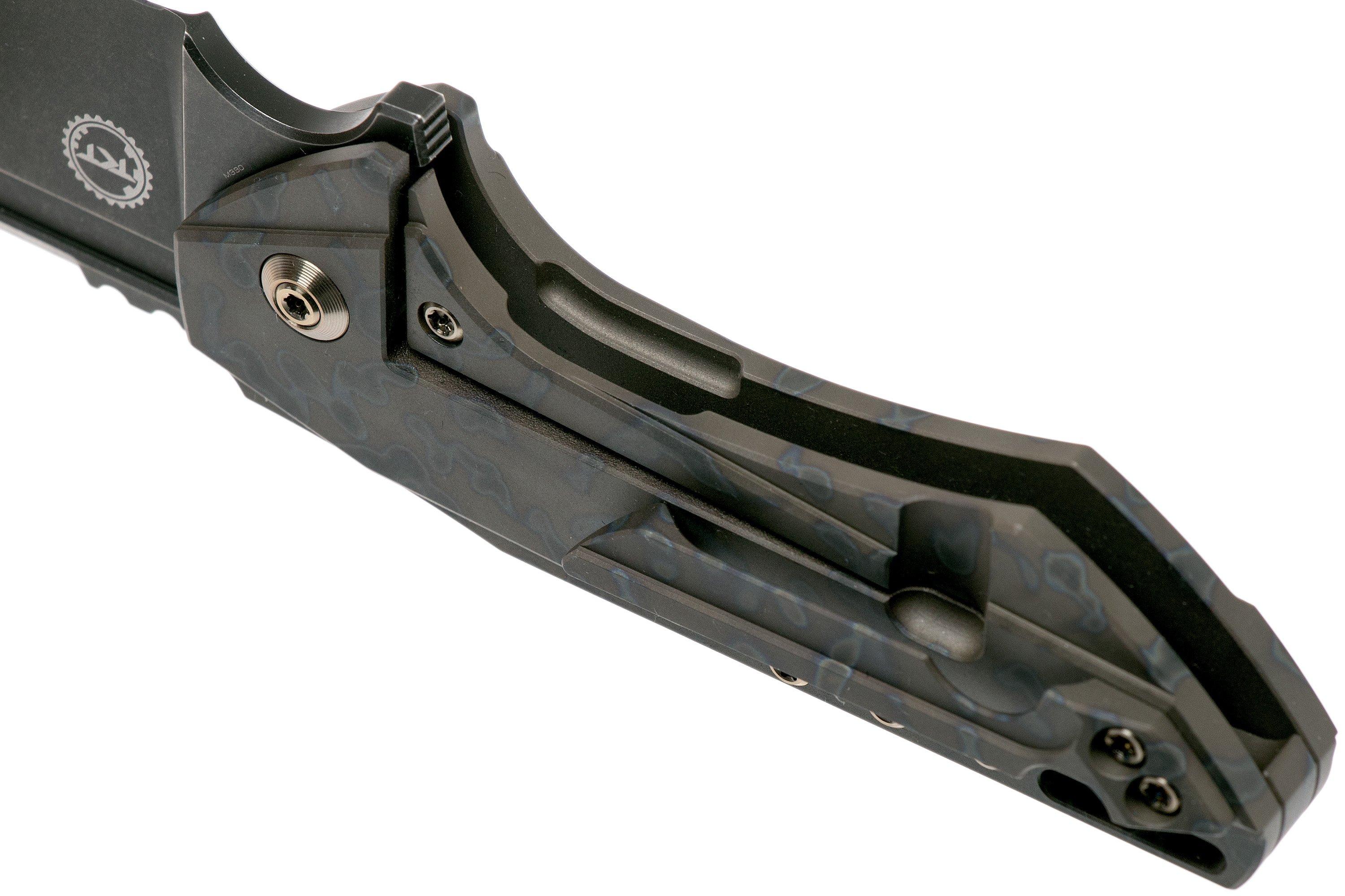 WE Knife Roxi 820C marble blue pocket knife, Todd Knife & Tool design