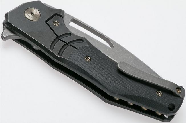 Image pour WE Knife JIXX 904C couteau de poche, black G10, Mikkel Willumsen design