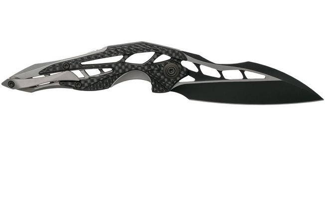 Afbeelding voor WE Knife Arrakis 906CF-D zakmes, Black, Gray, Elijah Isham design