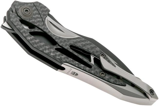 Afbeelding voor WE Knife Arrakis 906CF-D zakmes, Black, Gray, Elijah Isham design
