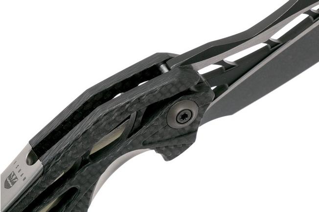 Afbeelding voor WE Knife Arrakis 906CF-D zakmes, Black, Gray, Elijah Isham design