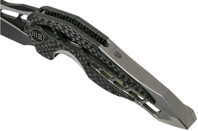 Afbeelding voor WE Knife Arrakis 906CF-D zakmes, Black, Gray, Elijah Isham design