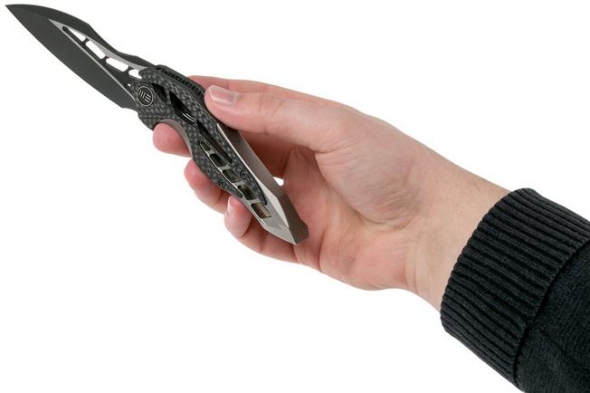 Afbeelding voor WE Knife Arrakis 906CF-D zakmes, Black, Gray, Elijah Isham design